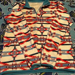 Aztec 1/4 Zip Fleece Pullover
